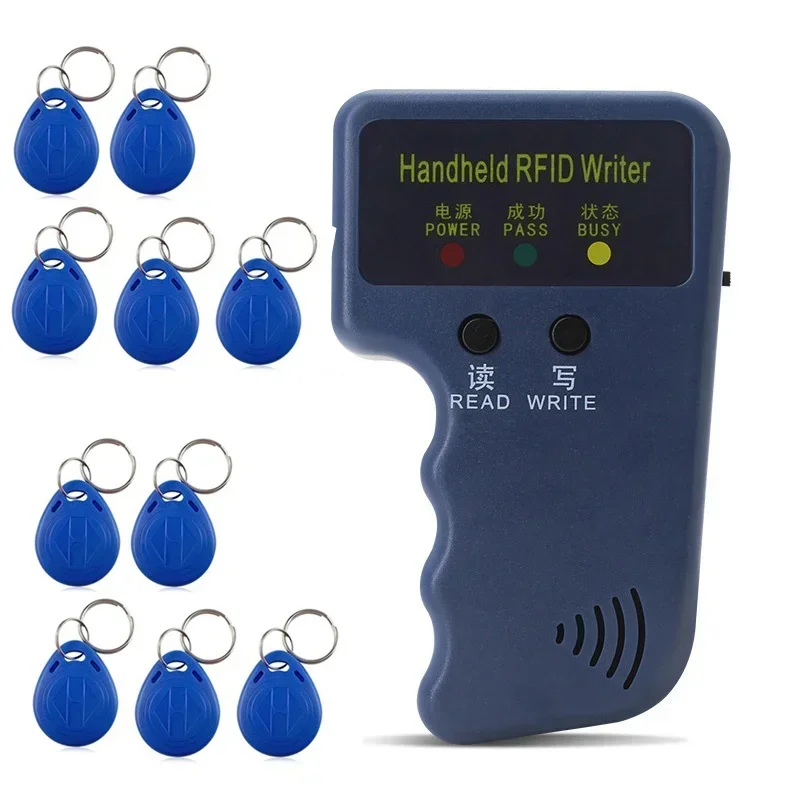 Handheld Flipper Nul Duplicator Kaartlezer 125 KHz EM4100 Video Programmeur Schrijver Herhaalde Veeg T5577 Handheld RFID Schrijver: green