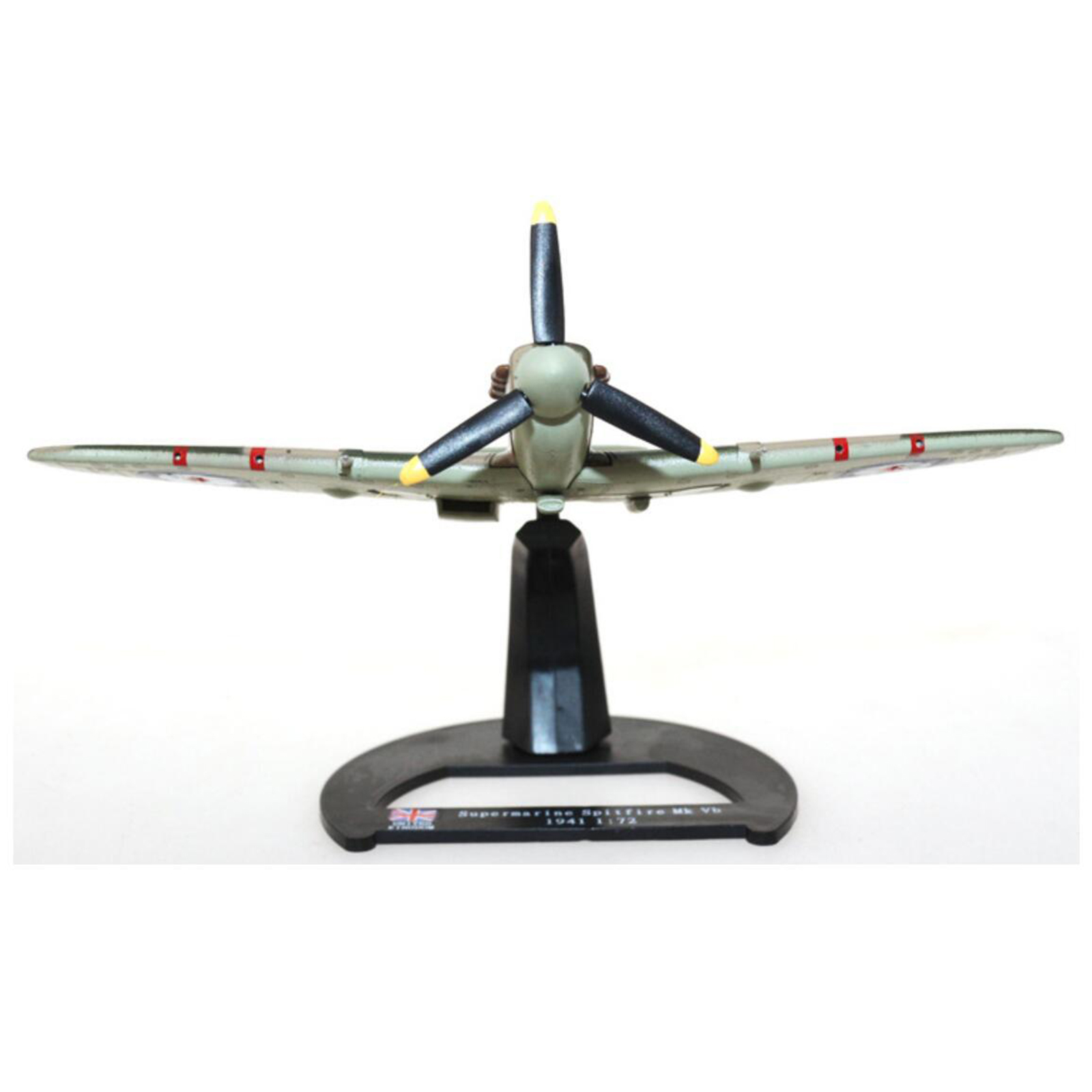 1:72 Plane Supermarine Spitfire Mk Vb Aircraft Bomber Airplane &amp; Stand