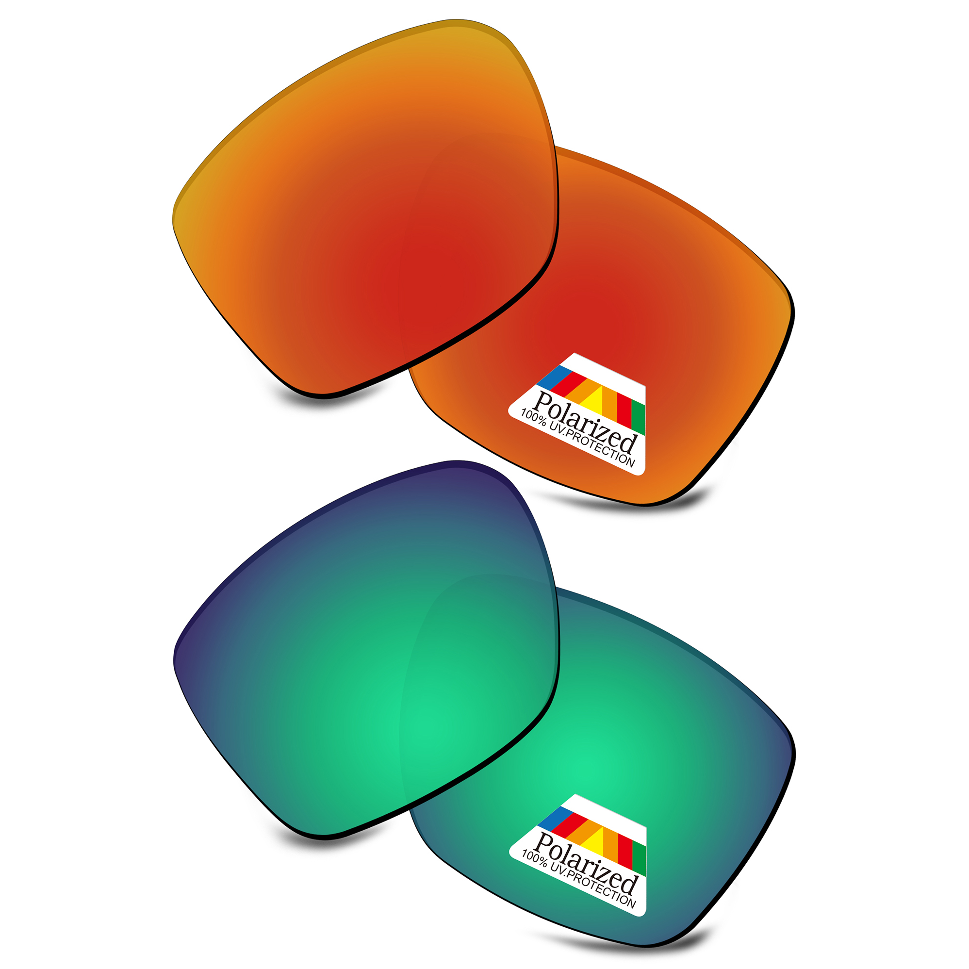 Lentes de repuesto polarizadas Bwake para montura de gafas de sol Arnette Witch Doctor AN4177-varios opciones: GINGER