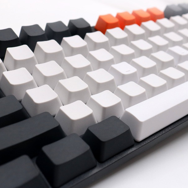 108 clave tiza teclas/ZEALER/carbono Teclado mecánico llave tapa FILCO/lateral/en blanco grabado personalidad teclas