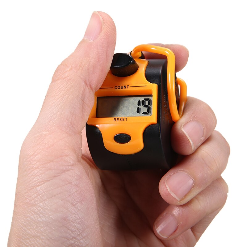 Electronic Digital Counter Portable Hand Operated Tally Counters 5 Digit Number Handheld Manual Digital Timer