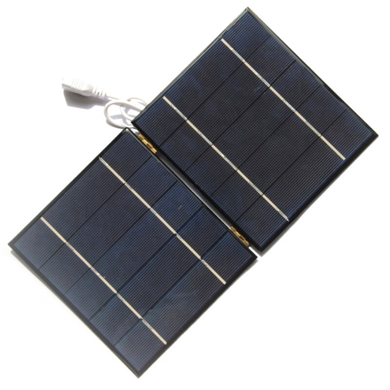 12W 5V Solar Panel Solar Charger for Mobile Power Bank /3.7V Battery System Light