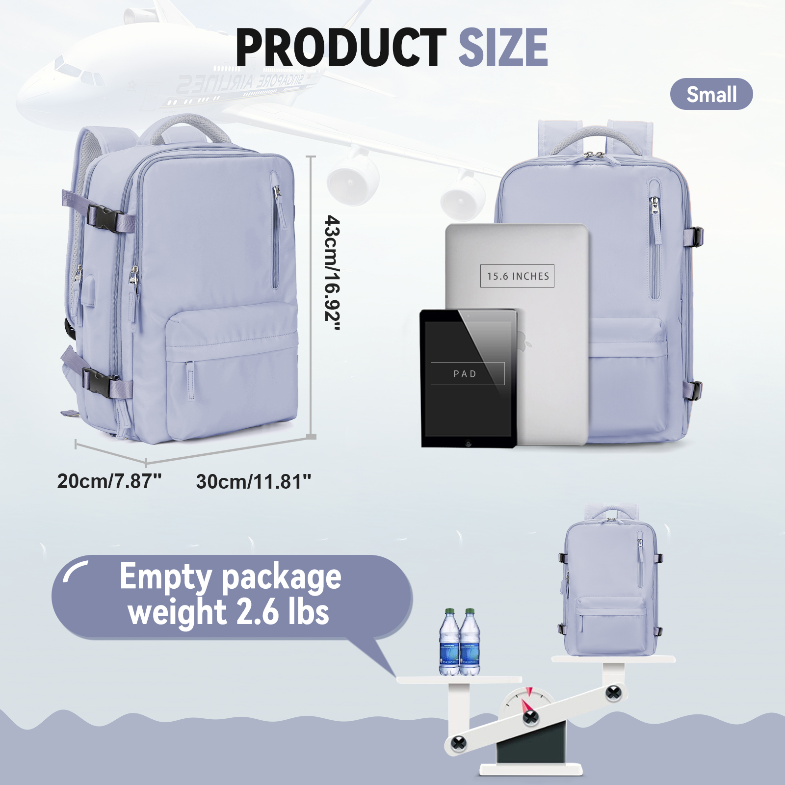 Handbagage Rugzak 40x30x20 Rugzak Reiscabine Damesrugzak Waterdichte rugzak, Handlaptoprugzak voor heren, tas