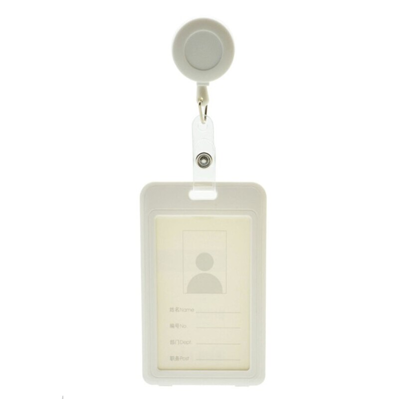 ID Abzeichen Halter Name Tag Mitarbeiter Visitenkarte Student karte abdeckung pass halter id karte halter Schule Büro Liefert: white vertical