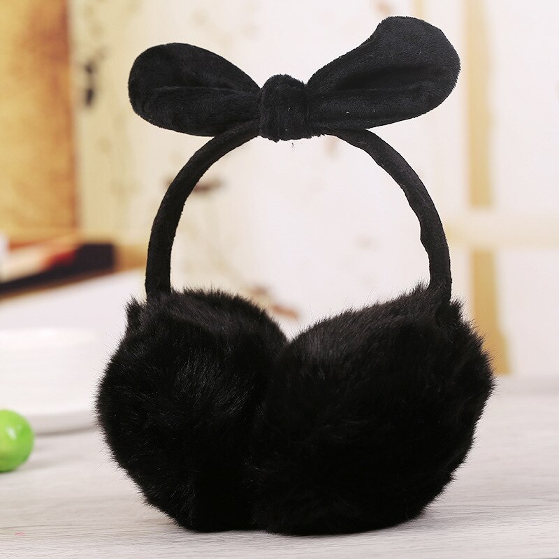 Warm Fur Earmuffs Adult Children Winter Women Men Lovers Ear Muffs Warmer Earflap Headband Fur Round Unisex Earmuffs: B-3