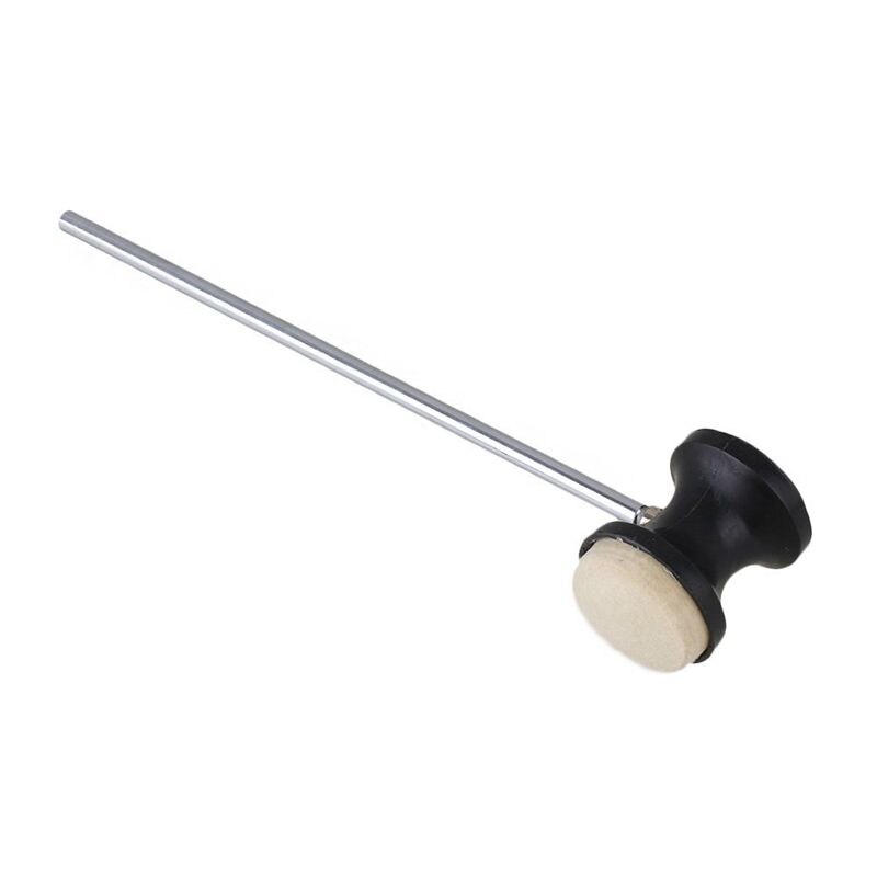 Jiayouy 2pcs Bass Drum Pedal Beater Aluminum Hammer Head Percussion