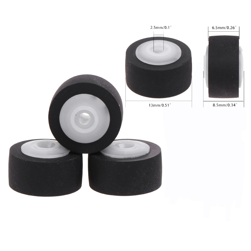 Cartucho de cinta de prensa para coche, Cassette estéreo con movimiento de goma, rueda de cubierta, grabadora de Radio y Audio, 13mm x 8x2, 5 piezas: Azul