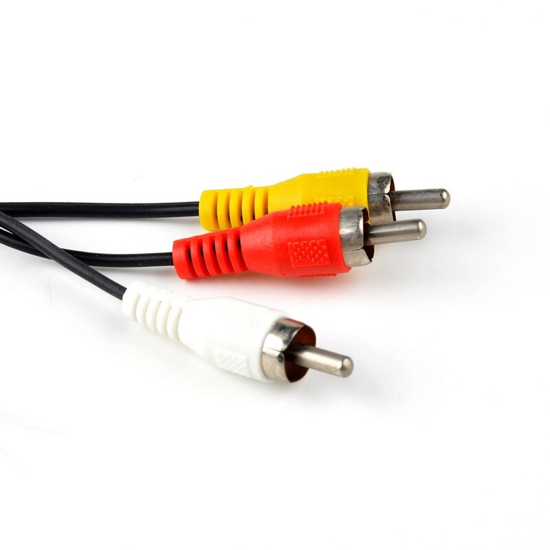 AV Cable for PS3 PS2 PS1, Audio Video RCA Cable Compatible with PlayStation 1 2 3, 1.8M/6FT Composite 3 RCA Gold-Plated TV HDTV Display