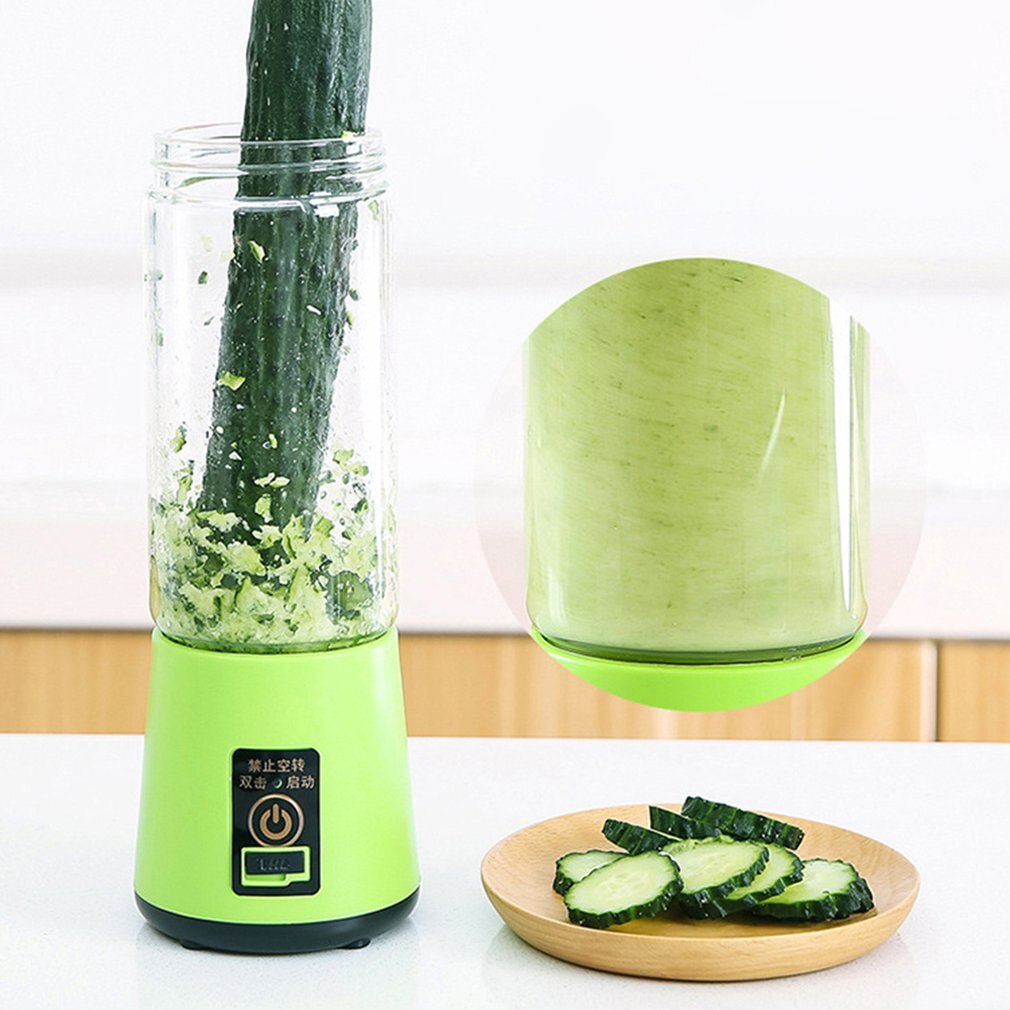 Exprimidor de frutas eléctrico USB portátil de tamaño portátil licuadora batidora recargable Mini taza de zumo portátil agua