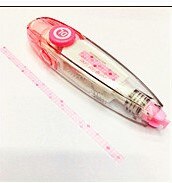 Kawaii high lighter liner tryk prik type dekorativt korrektion tape gør det selv dagbog planlægger klistermærke kontor papirvarer skole korrektor