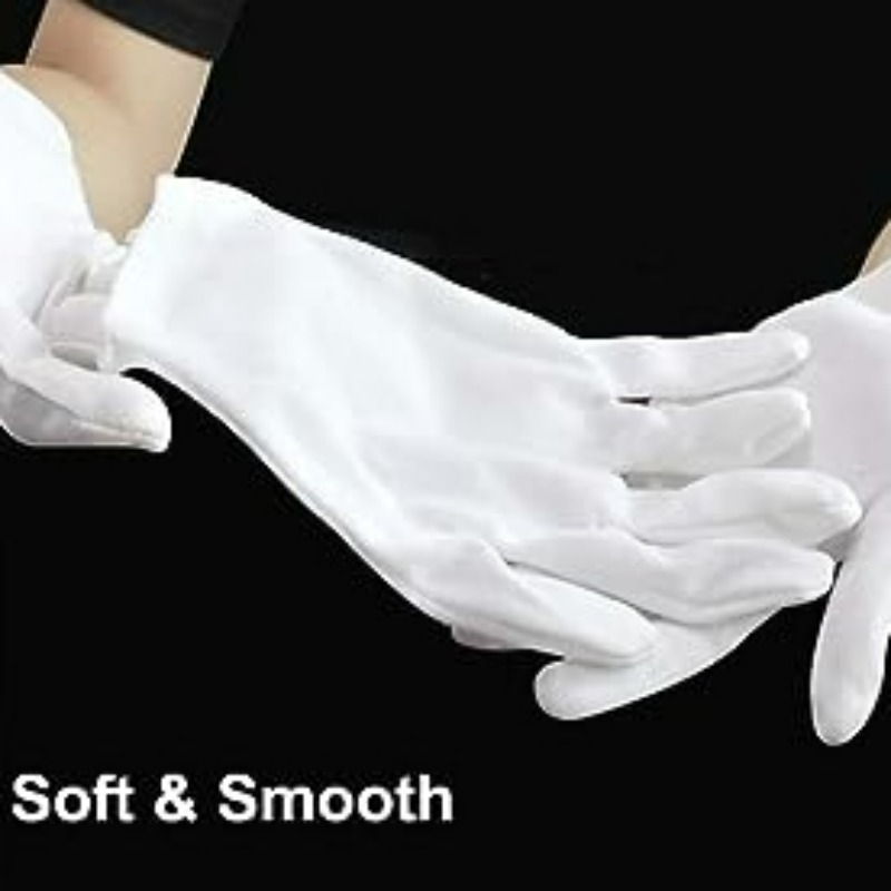 Beschermende handschoenen met hoge elasticiteit Bescherm de huidvoering Handschoen Eczeem Dermatitis Kranten Katoenen wanten Huishoudelijke schoonmaakmiddelen