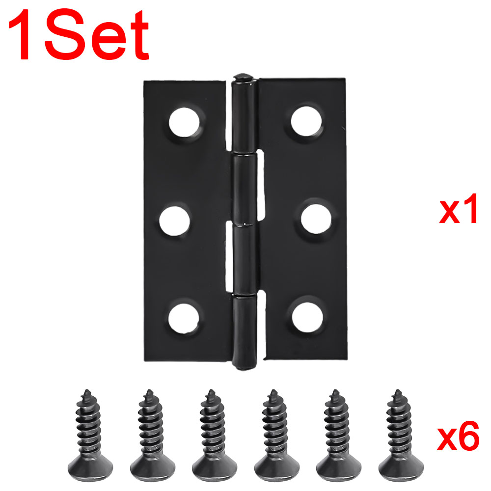 1/10sets Deurscharnier 2-Inch Indoor Rvs Platte Scharnieren Zwart Meubelbeslag Deur Raam Scharnier home Improvement Tools: Sky Blue