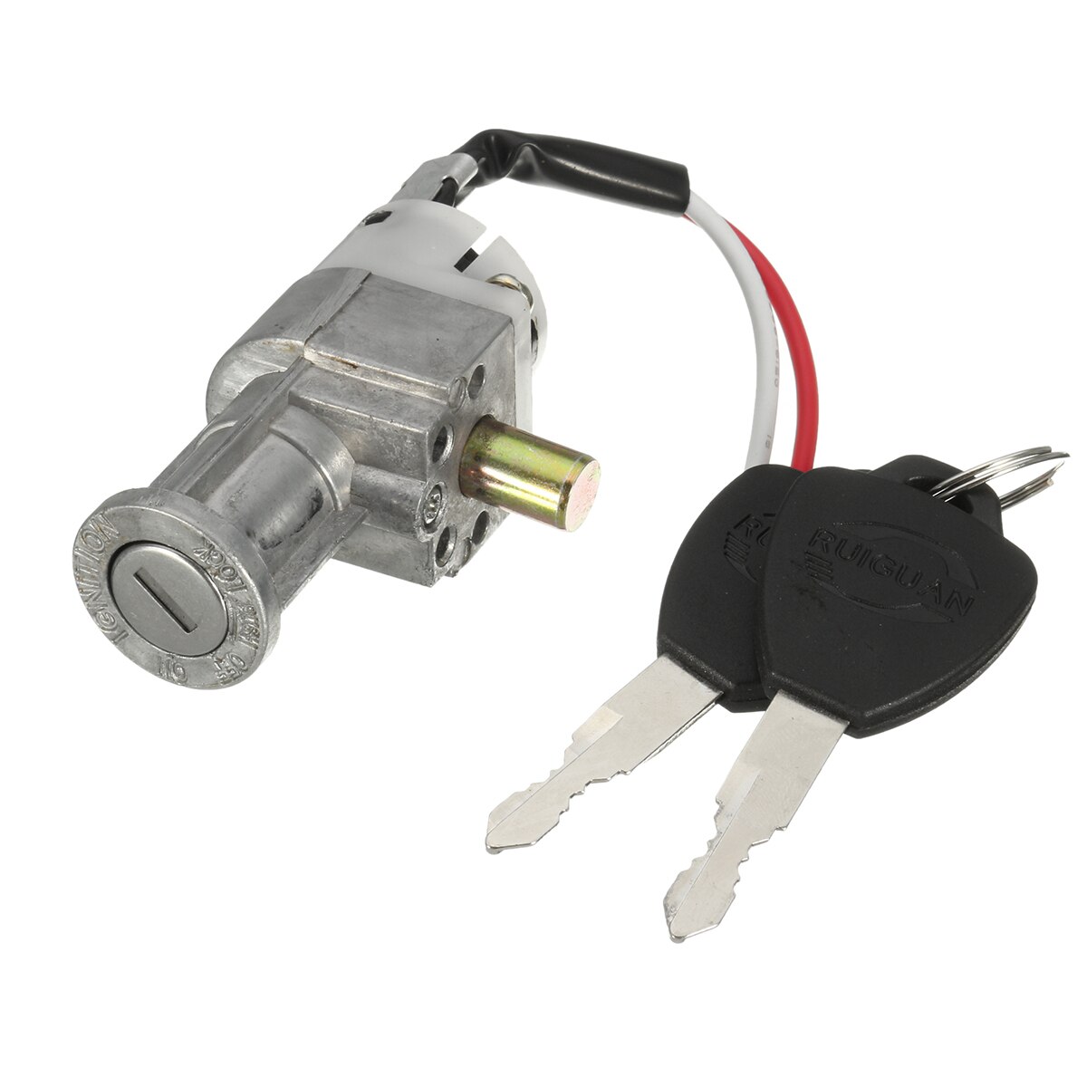 Universal Motorcycle Battery Chager Mini Lock with 2 keys For Motorcycle Electric Bike Scooter E-bike Electric Lock With 2 Keys