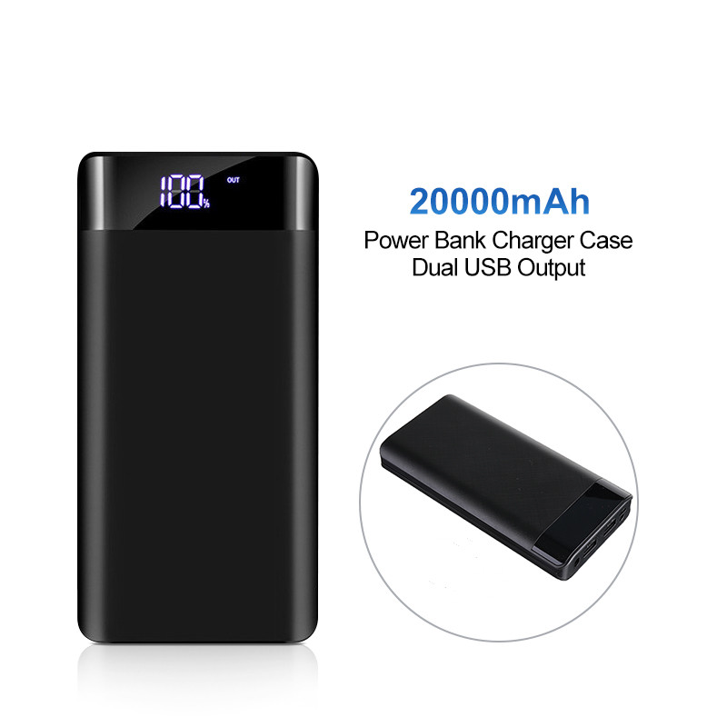 LEORY Energie Bank Ladegerät fallen Energie Bank fallen 20000mAh Dual USB Ausgang LED Dispaly Schnelle Ladung Externe Batterie Ladegerät fallen