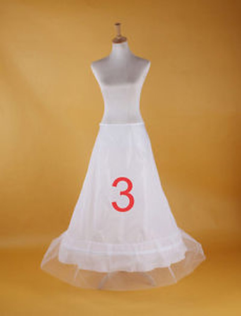 Bryllup underkjole brude bøjle crinoline prom underskørt fancy nederdel slip: 3
