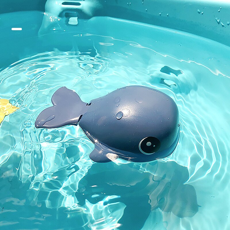 Baby Bath Toys Animal Cute Cartoon Whale Tortoise Classic Baby Water Toy Infant Swim Chain Clockwork Toy For Kid Newest: 04