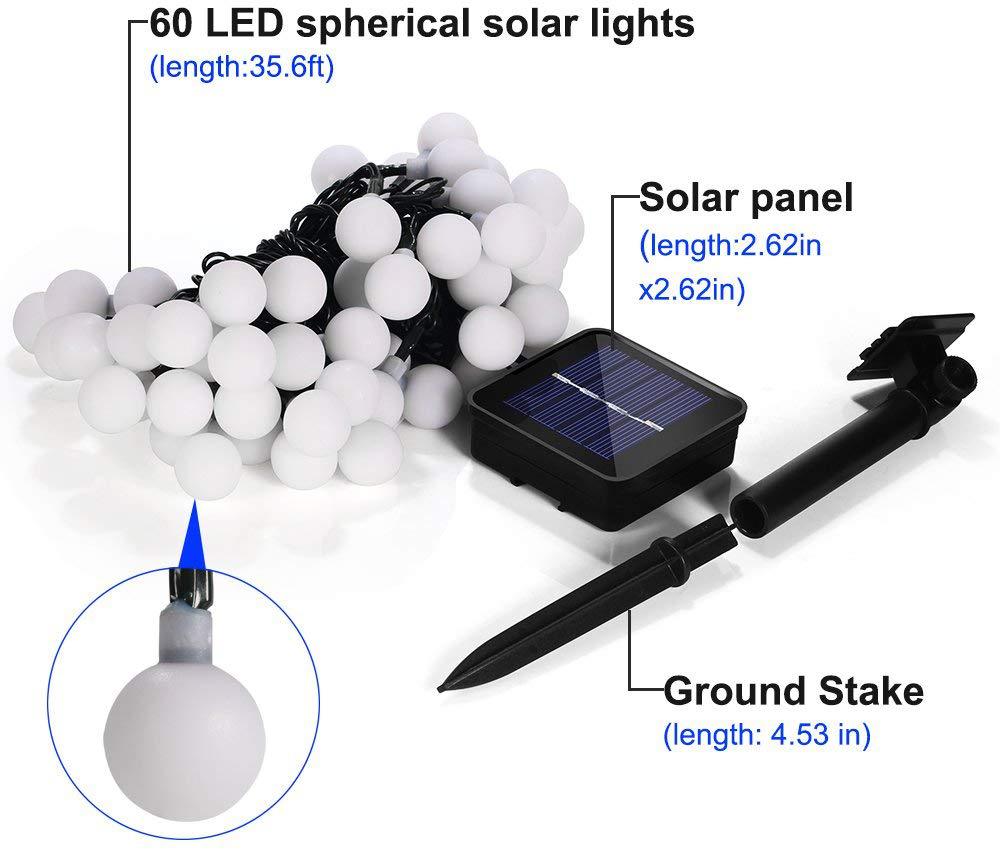LED Solar Light Decoration Outdoor Fence Garden Street Garland String Light Festoon LED Light IP65 Waterproof Fairy Lamp
