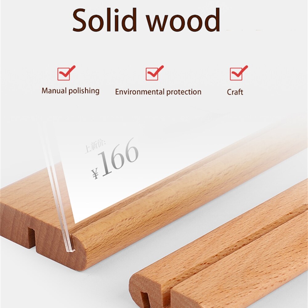 Acrylic Display Stand Set Table L-shaped Table Sign High Commodity Price Display Vertical T-shaped Display Stan