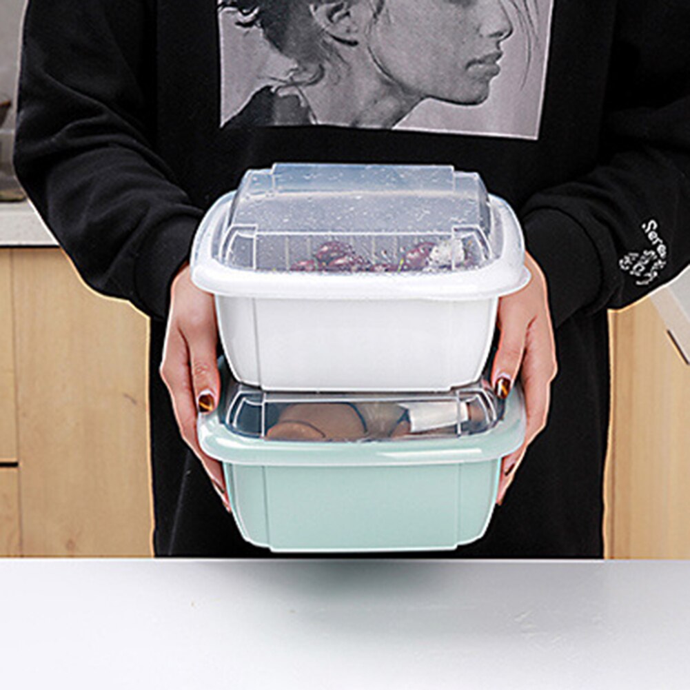 Kitchen Drain Basket Colander Fruit Vegetable Washing Basket Strainer Storage Basket Preservation Box Kitchen Tool