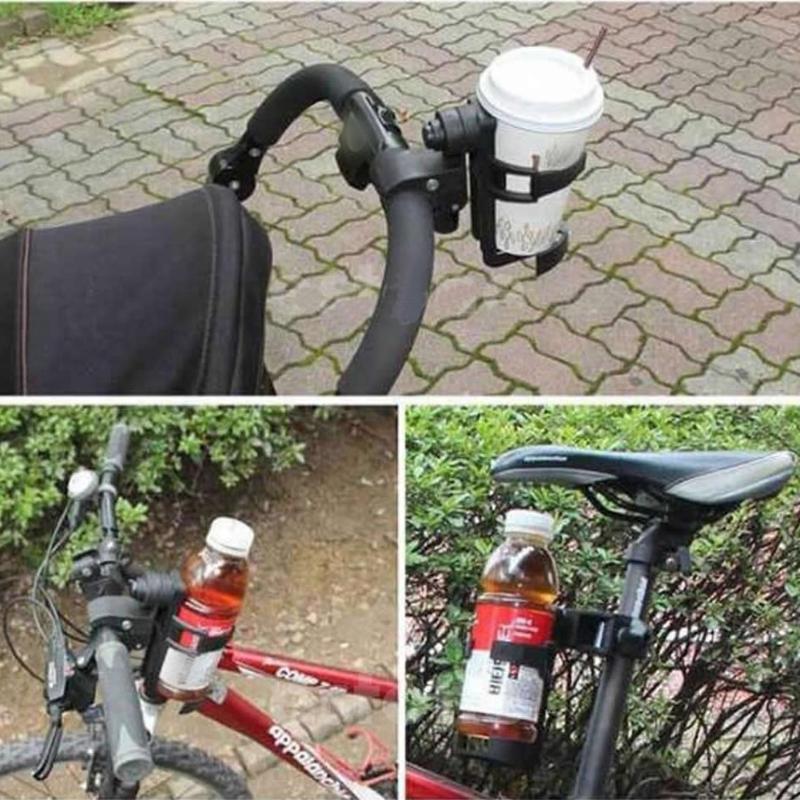 Universal- Drehbare Baby Kinderwagen murmeln Konsole Organizer Kinderwagen Fahrrad Flasche Trinken Tasse Halfter Gestell Kinderwagen Zubehör