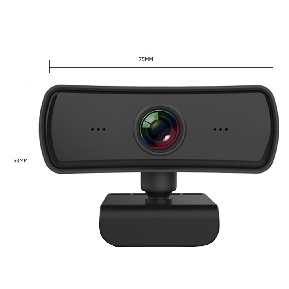 C3 Autofocus 2K Hd Webcam Driver-Gratis Computer Pc Webcamera Met Microfoon Draaibare Camera 'S Voor Live-uitzending video Bellen
