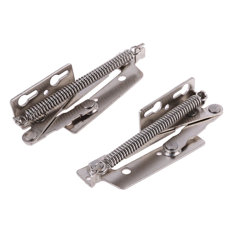 Bisagras con resorte para puerta de armario, herramienta de soporte superior, con solapa, 80 grados, 2 unids/set,