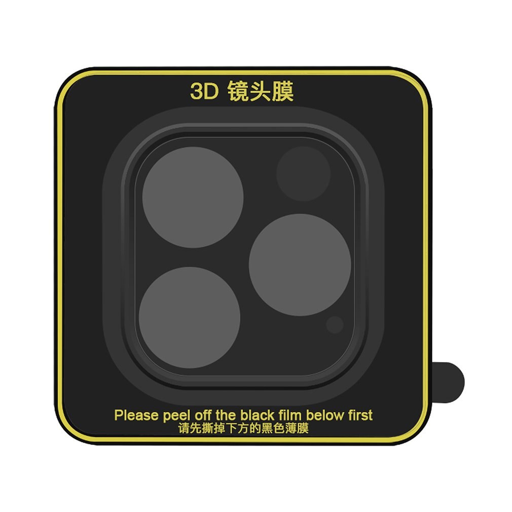 Anti Scratch Telefoon Accessoires Rear Camera Lens Screen Protector Film Ultra Dunne Dustprooof Beschermende Film Voor Iphone Onleny: black6.5