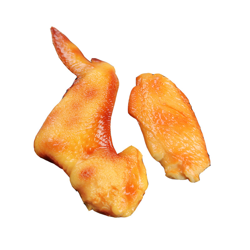 2pcs Festive Artificial PVC Simulated Chicken Wing Leg Model Roast Decorations Foods