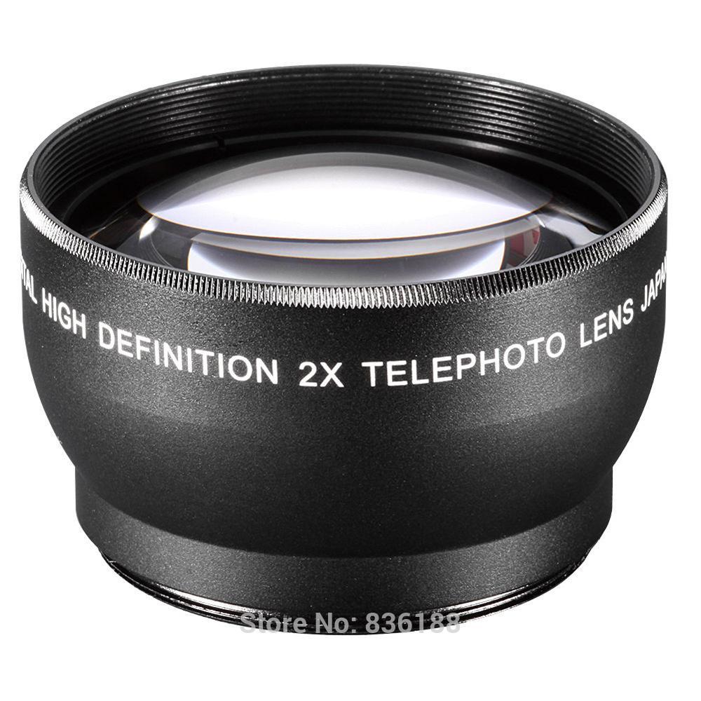 Jintu Universele 43 Mm 2X Tele Telecoverter Conversie Lens Voor Canon Nikon Sony Dslr Camera