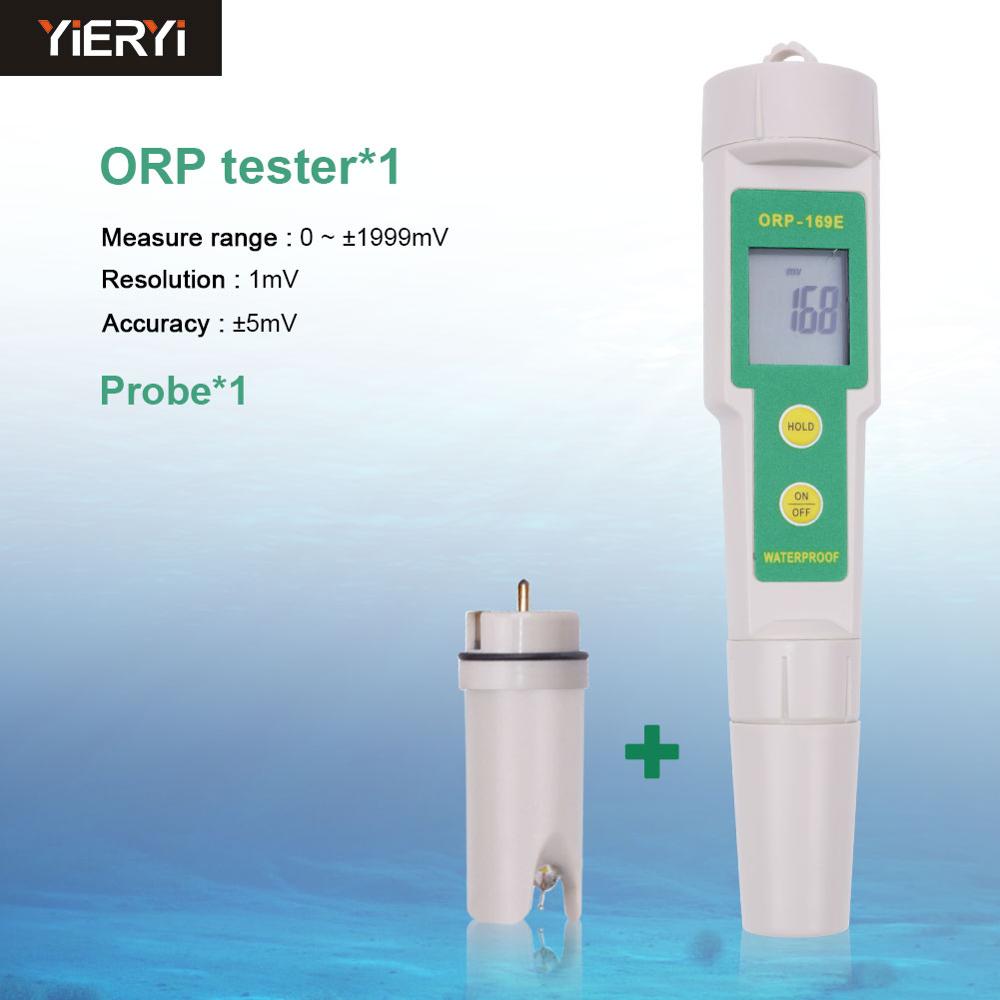 Medidor de pluma portátil ORP, probador de potencial negativo, Redox, ORP, con sonda reemplazable: Meter Pen and Probe