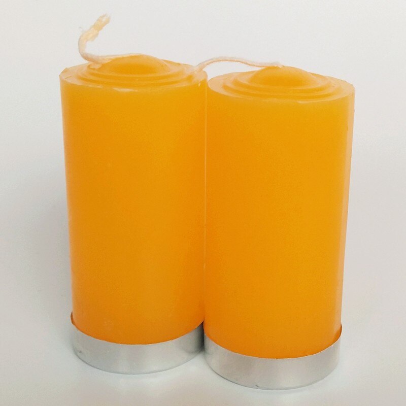 Bougie d'éclairage domestique de grande taille, en cas de panne de courant, d'urgence, usage quotidien, résistante à la combustion, grande, cylindrique, blanche, épaisse, sans goût