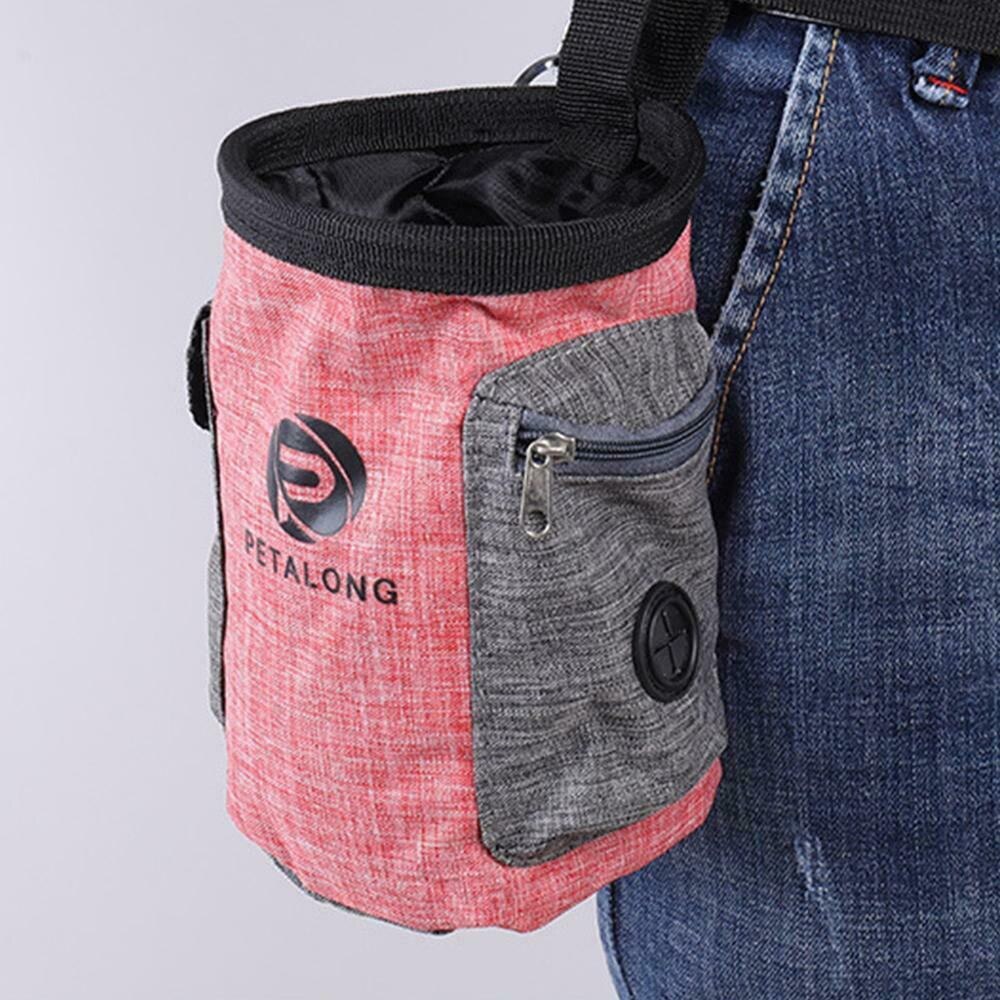 Dog Training Treat Bag Pet Agility Bait Training Bags Reward Waist Bag Detachable Portable Outer Phone Keys Snack Pocket Pounchs