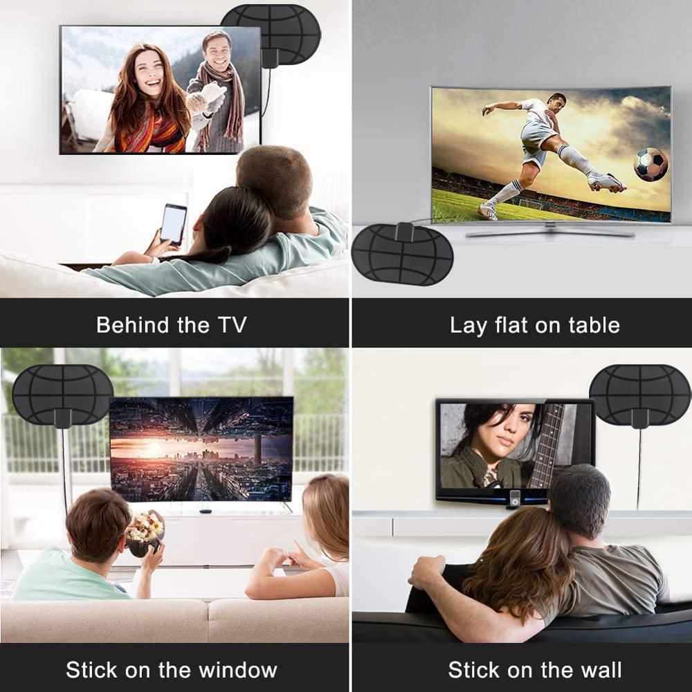 antena de tv TV Antenna with Amplifier Free Digital 1080P HDTV 4K Indoor Amplified antena tv digital