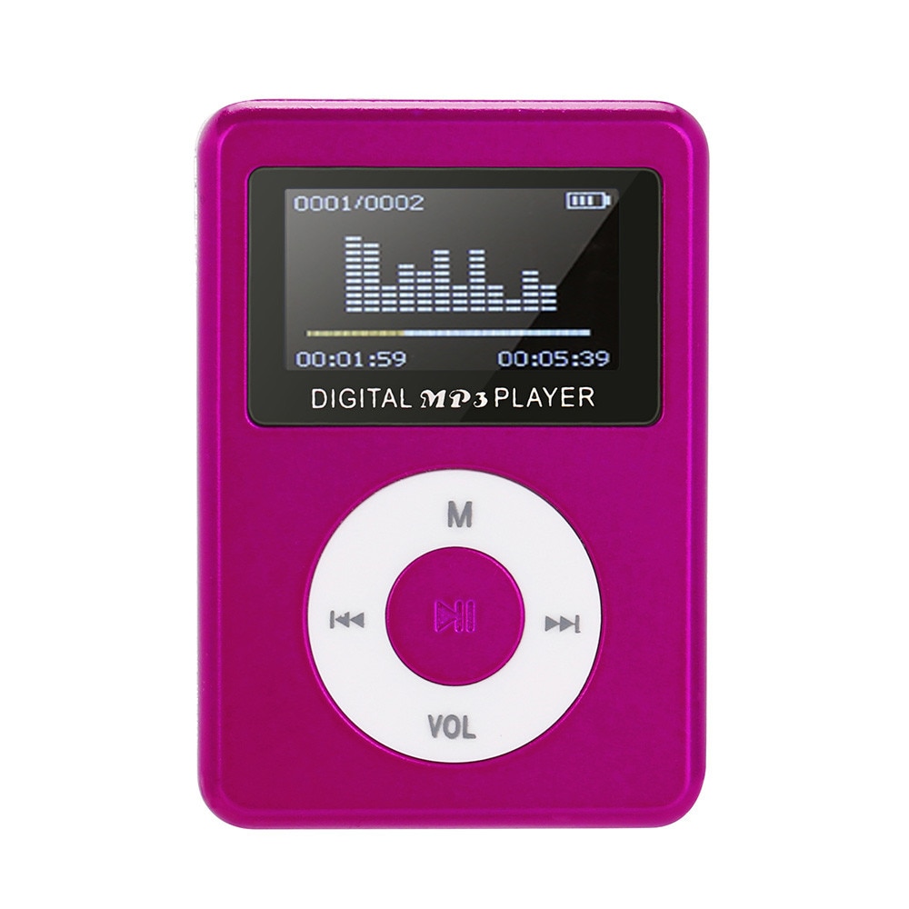 Best Selling Products USB Mini MP3 Player LCD Screen Support 32GB Micro SD TF Card Player Lcd