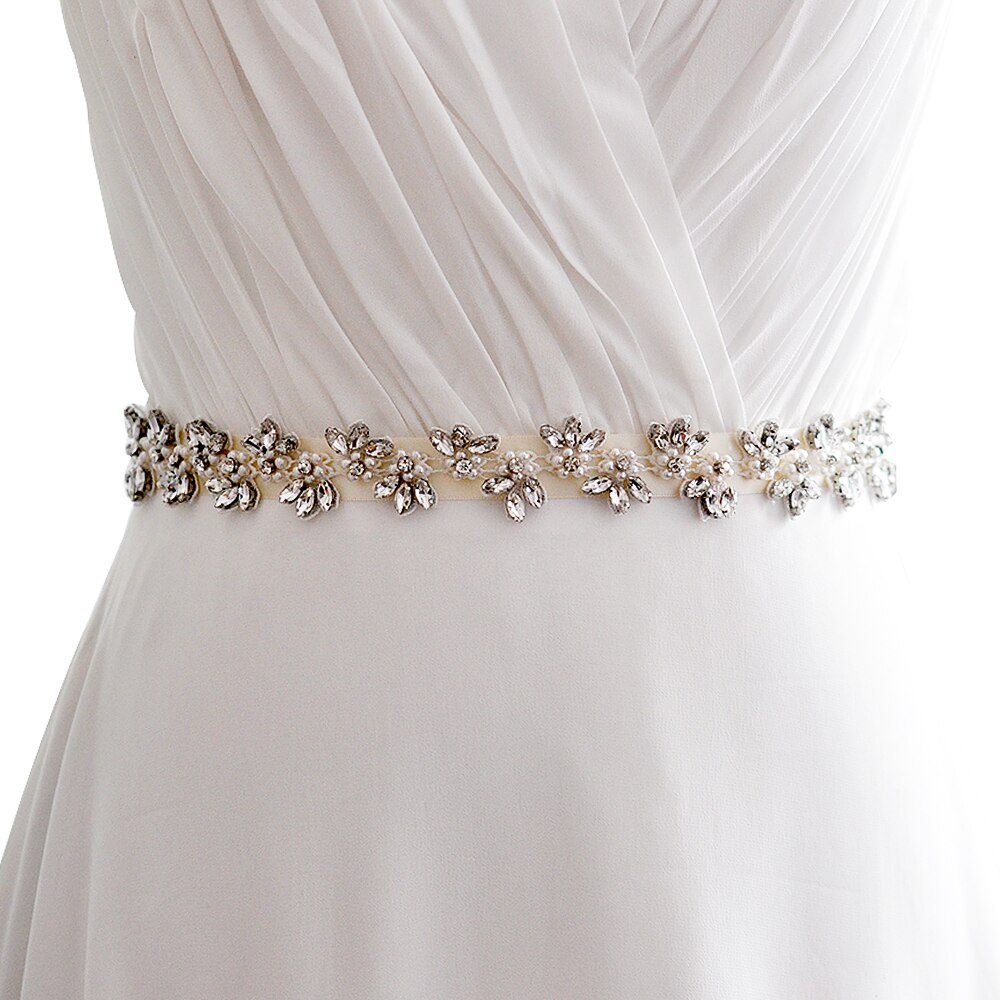 Luxe parelriem voor trouwjurken, bruidsjurkaccessoires, bruidsjurkriem, bruidsmeisjesriem, avondfeestjurkriem, scs 275