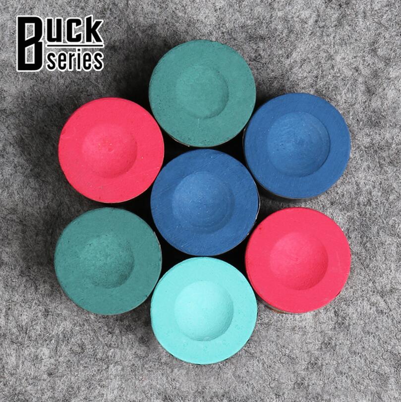 Craies de la série buck, 2 pièces, accessoires de billard, queues de billard, craies faciles à mettre, craies à frottement fin pour snooker