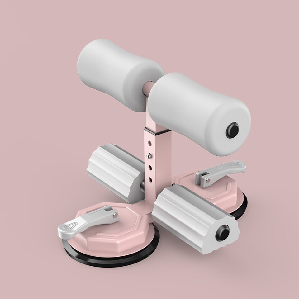 Fitness Sit-up Benches Gym Device Abdomen Sit-ups Training Home Workout Exercise Abdominal Machine Sit Up Assistant Gym Device: Beige