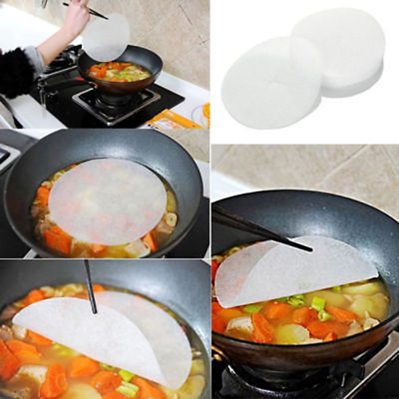 Bolsa de 12 unidades de papel absorbente de aceite PP, almohadilla de absorción de aceite de la sopa, Gadgets creativos, papel absorbente de aceite, herramientas de cocina para la salud, película de aceite