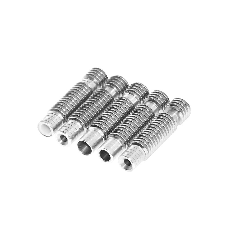 V6 Throat Heatbreak Short Heat Break Titanium PTFE All-Metal M6 for 1.75mm 3mm Filament 3D Printer Extruder Hotend Volcano