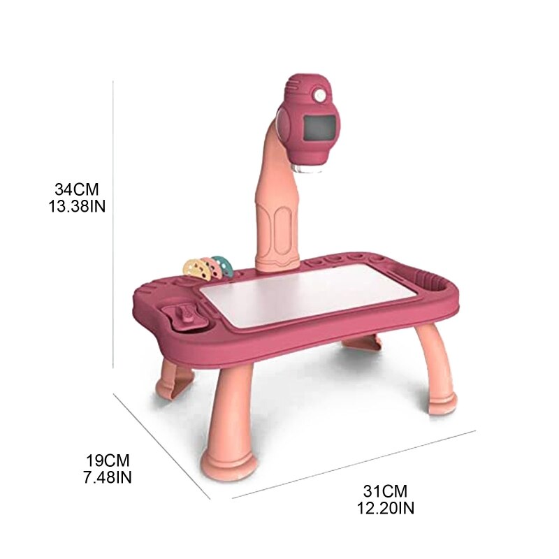 Smart Projector Tekening Tafel Set Creatieve Project Schilderen Kit Vroege Educatief Speelgoed Met Projectie Film Voor Jongen Meisje D5QA