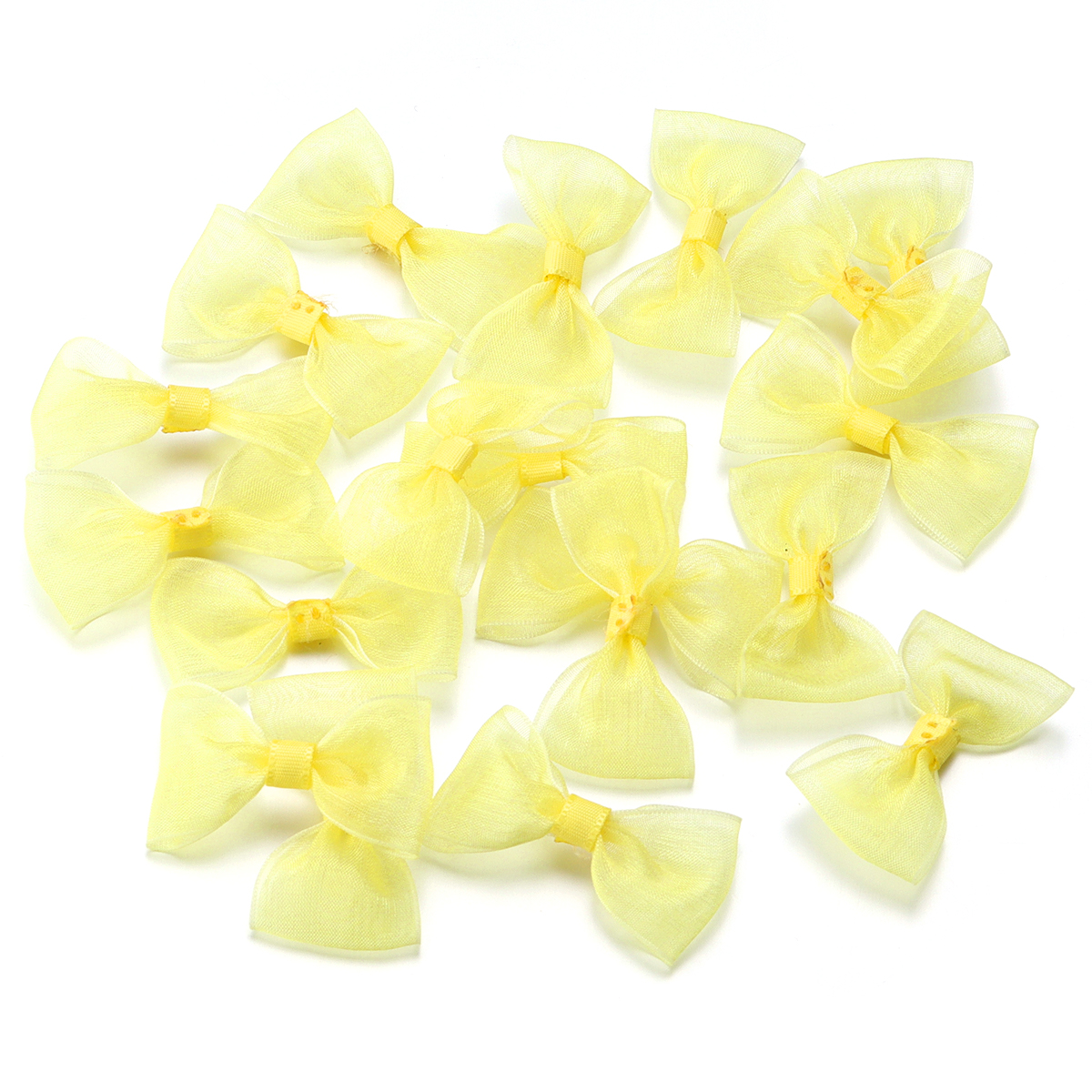 20 unids/lote lazos de cinta de satén 2,5 cm x 5cm lazo Multicolor pequeños lazos flor para manualidades accesorios de decoración para de Navidad: Latón envejecido