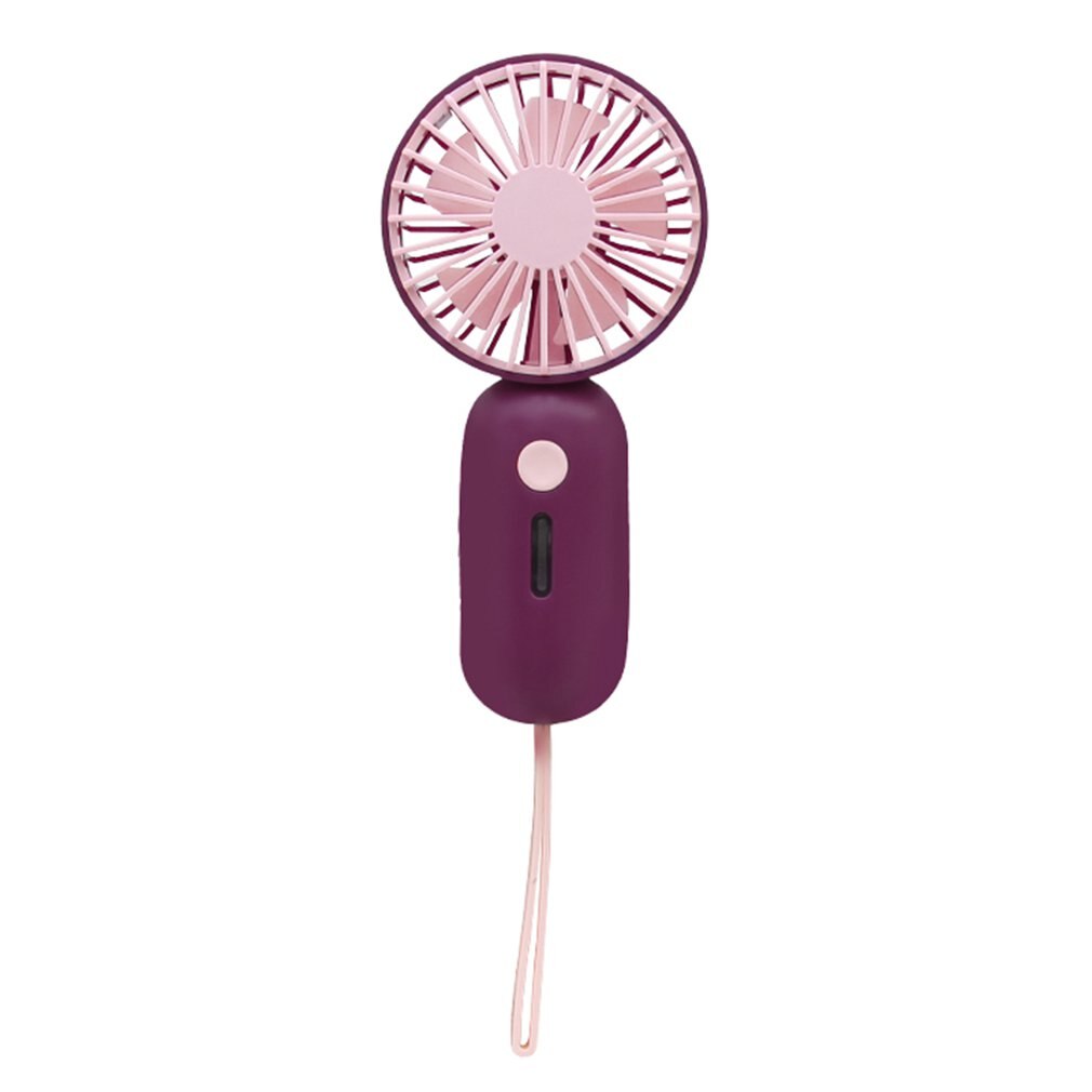 Handdrukventilator mini handmatige ventilator draagbare airconditioner voor studenten draagbare koelspeelgoed voor studenten: Rood