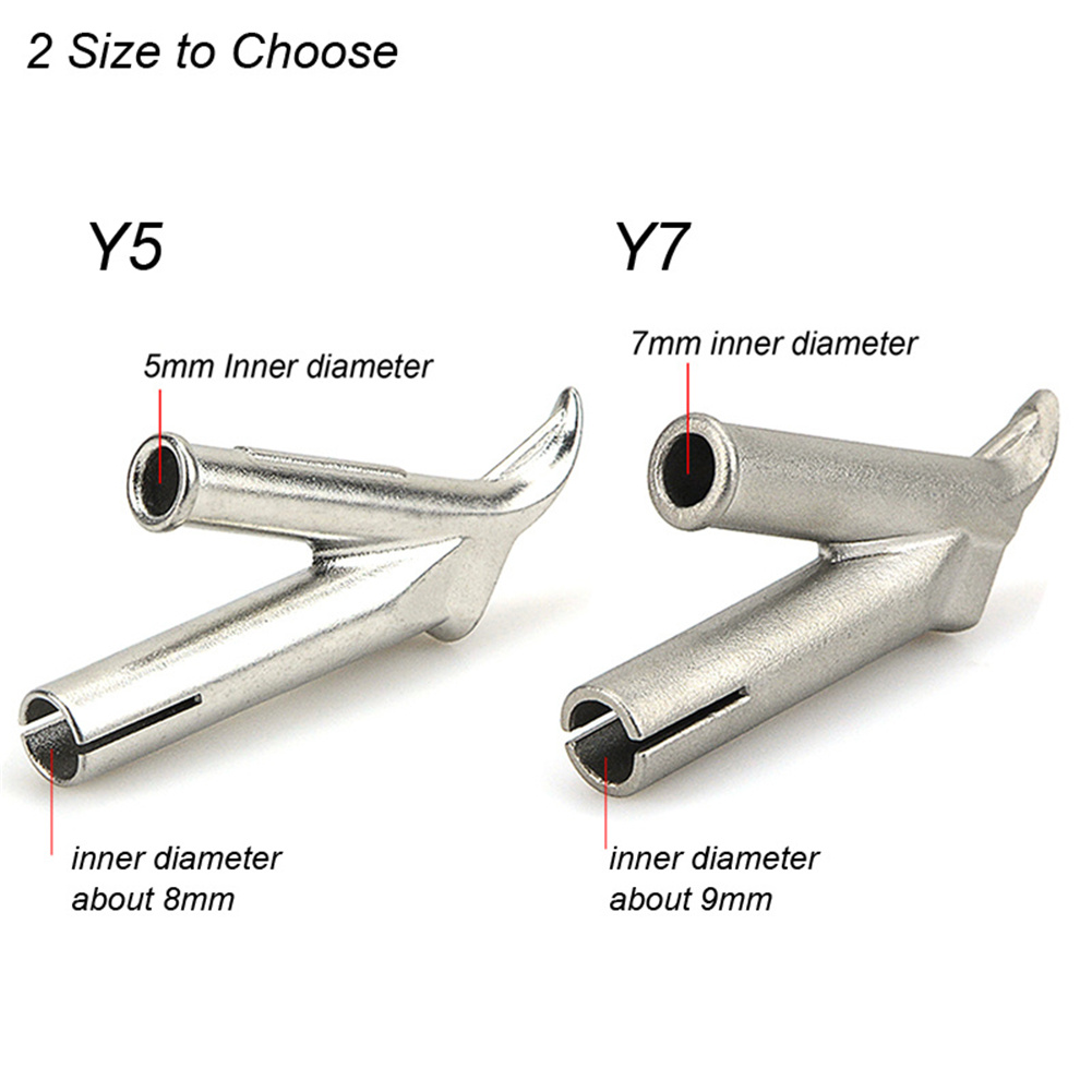 Speed Welding Nozzles For Vinyl Pvc Plastic Air Blower Triangle Speed Nozzle 5Mm Round Welding Head Alloy Y Type