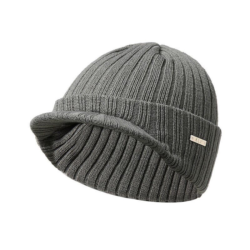 Gorro Sencillo cálido Hombre Mujer Sombrero Otoño Invierno Casual sólido Unisex Rayas Tejidas Visores Suaves Gorras De esquí Deportivo