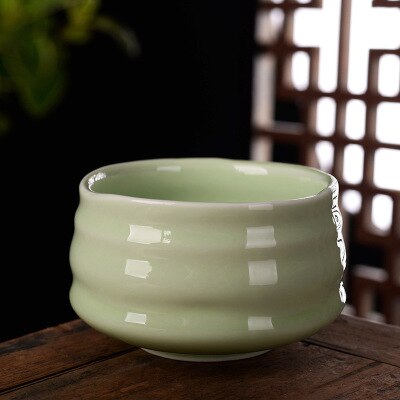 Tasse à thé glaçure grand Volume, bol à thé vert japonais en céramique, cérémonie japonaise Chawan, , accessoires: M