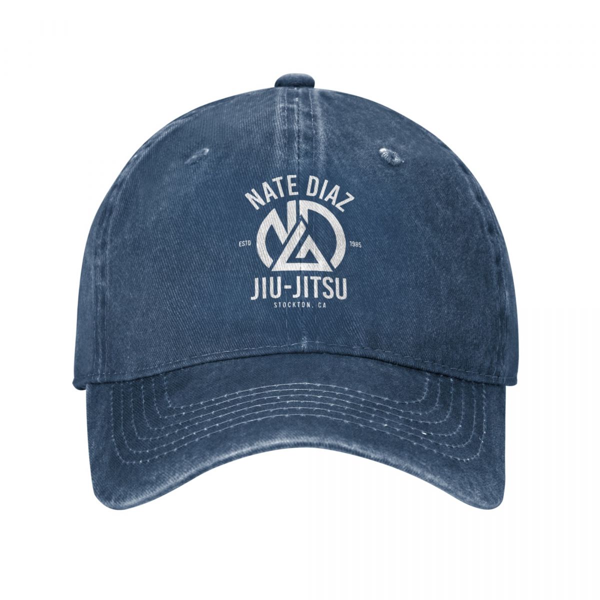 Nate Diaz Baseball Cap Vintage Distressed Washed MMA Nate Sport Stockton Brothers Fighter Boxing Snapback Hat Men Golf Hats Cap: Navy Blue