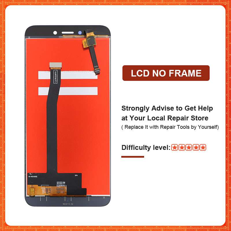 Originele Xiaomi Redmi 4X Lcd-scherm 5.0 "Touch Screen Digitizer Met Frame