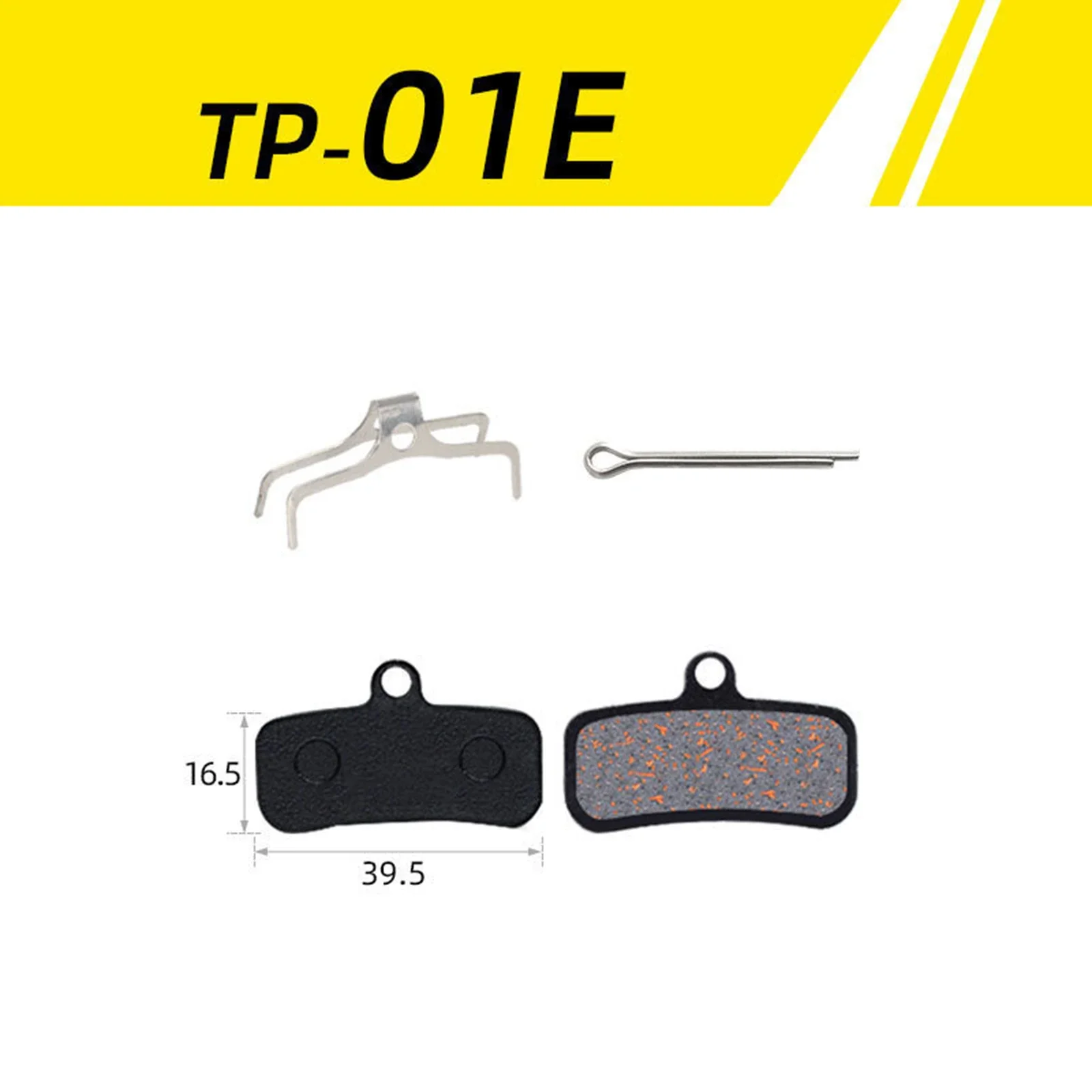 Bicycle Disc Brake Pads 1 pair For M446 355 395 BB5 Parts Replacement TP-01B TP-01D TP-01E Convenient Practical Mtb Parts: Red