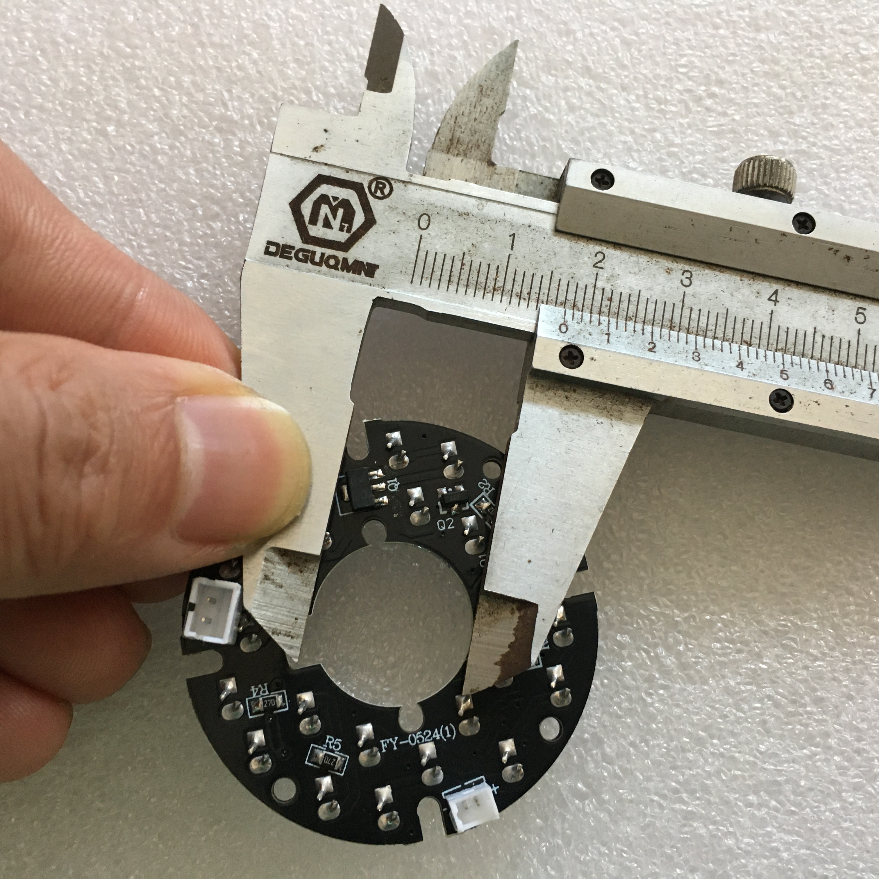 Infrared Light Board 24 LEDs 5mm Infrared IR 60 Degrees Bulb LED Board Infrared 24 x 5 IR LED board for CCTV Fill Light