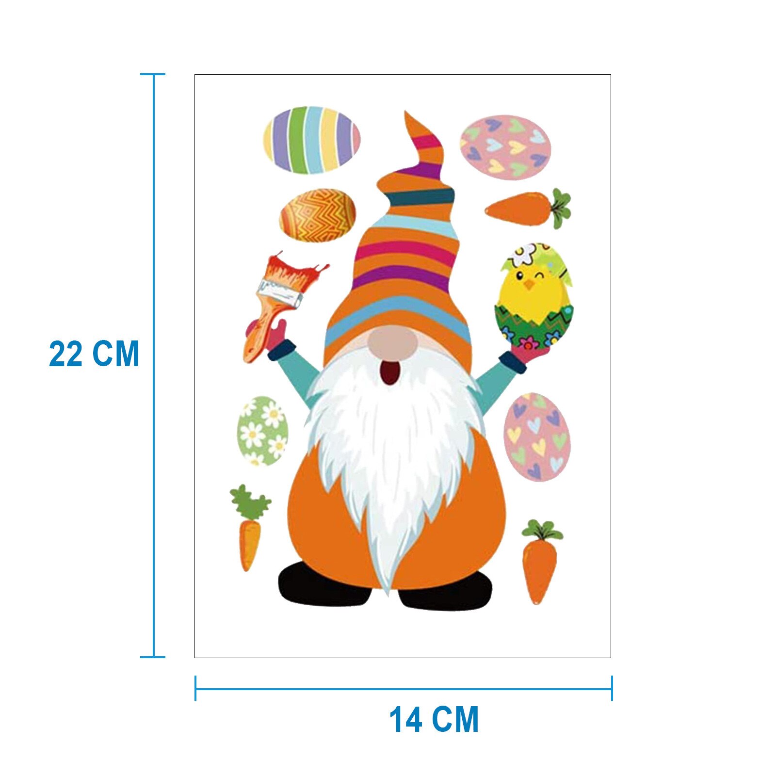 Easter decoration Dwarf DIY thermal Transfer sticker DIY Sticker Dwarf Iron Heat Transfer Sticker Clothing Heat Transfer Decals